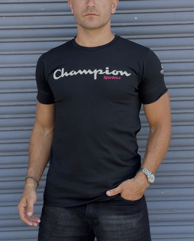 REMERA FR CHAMPION A black