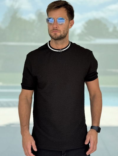 REMERA HAWAI EXCHANGE A regular black