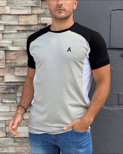 REMERA RANGLA A black grey