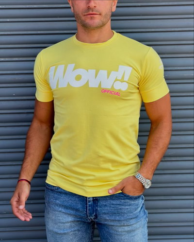 REMERA FR WOW A yellow