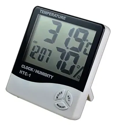 Termómetro/hidrometro/reloj digital