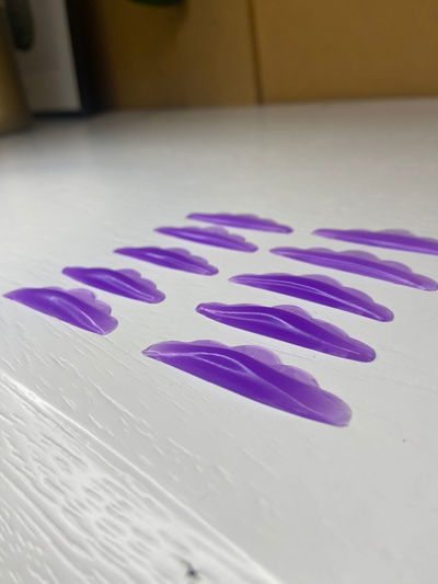 Bigudies nube purple