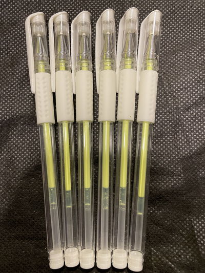 Lapicera gel amarillo 