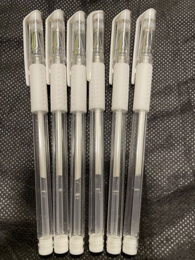 Lapicera gel blanco