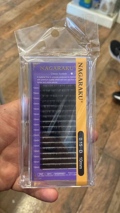 Pestañas Nagaraku 0.15D únicos largos