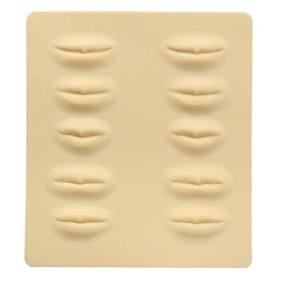 Piel sintética labios