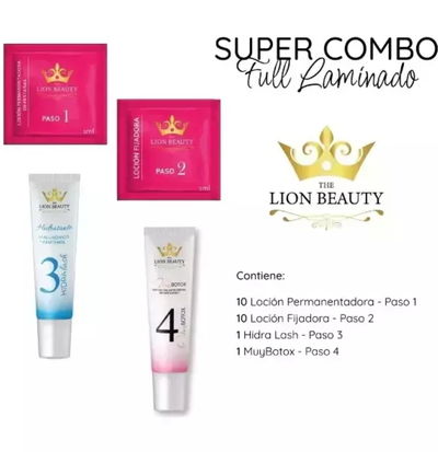 Combo full laminado de Lion Beauty