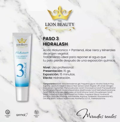 Paso 3 Hidralash Lion Beauty 15ml