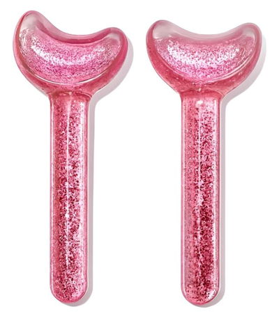 Masajeador frio facial - globos de hielo rosa 🩷