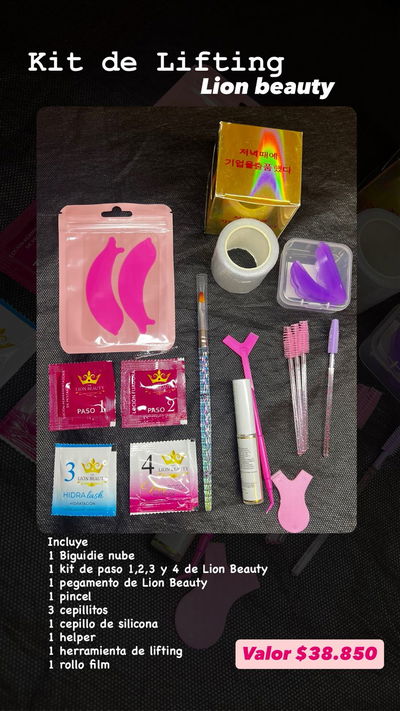 Kit de Lifting de Lion Beauty NO INCLUYE DESCUENTO 