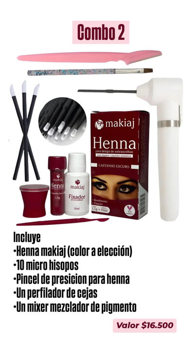 Combo 2 para cejas NO INCLUYE DESCUENTO 