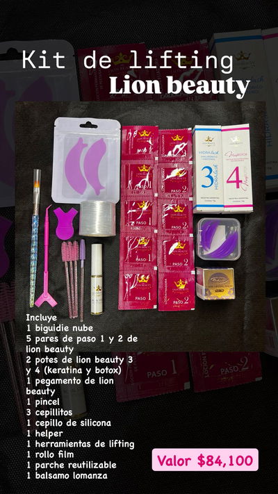 Kit de Lifting de Lion Beauty NO INCLUYE DESCUENTO 