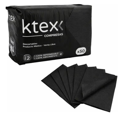 Compresas/campos descartables KTEX