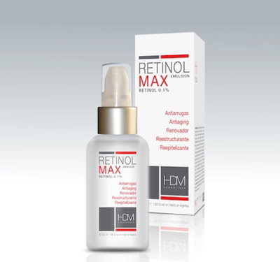 HDM Retinol Max Emulsión 50cc Antiarrugas, antiaging, renovador, reestructurante.