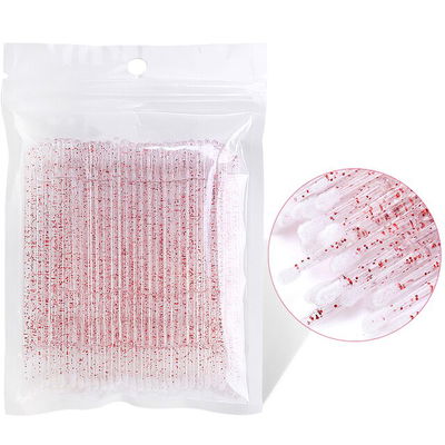 Microhisopos con glitter 
