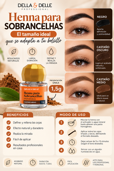 Henna Della y dellear 1.5g