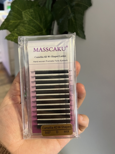 Pestañas Masscaku camellia 4D 0,07D mix 