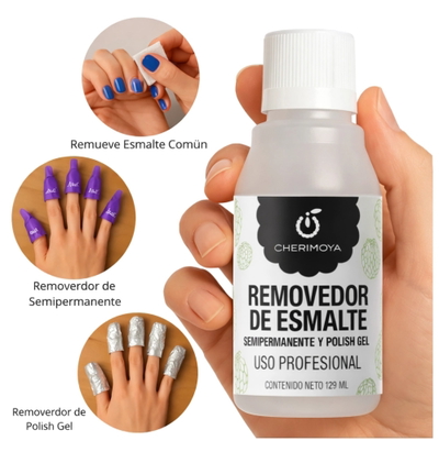 Removedor cherimoya uñas 250gr y 120gr