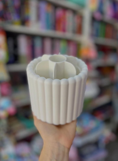 Organizador Puestos Blanco Giratorio