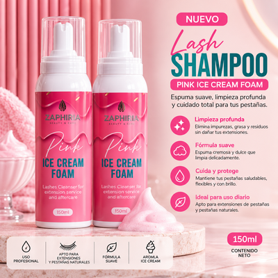 SHAMPOO ZAPHIRIA ICE CREAM FOAM Rosa