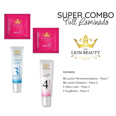Combo full laminado de Lion Beauty NO INCLUYE DESCUENTO 