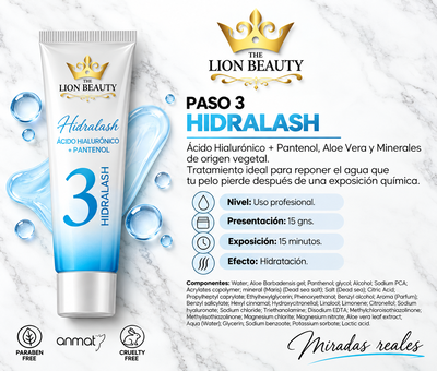 Paso 3 Hidralash Lion Beauty 15ml NO INCLUYE DESCUENTO 