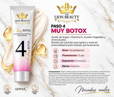 Paso 4 Botox 15ml Lion Beauty NO INCLUYE DESCUENTO 