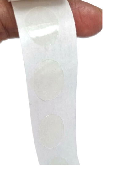 Rollo de adhesivo circulares para base