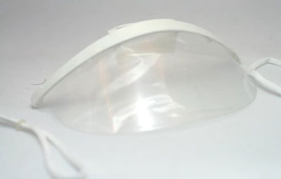 Barbijo transparente