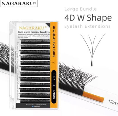 Pestañas Nagaraku 4D  mix y medidas unicas