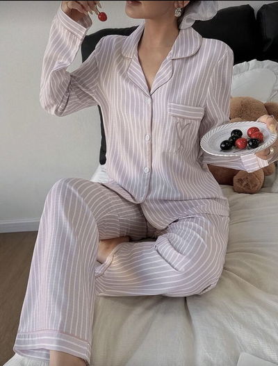 Pijama importado Rosa corazon