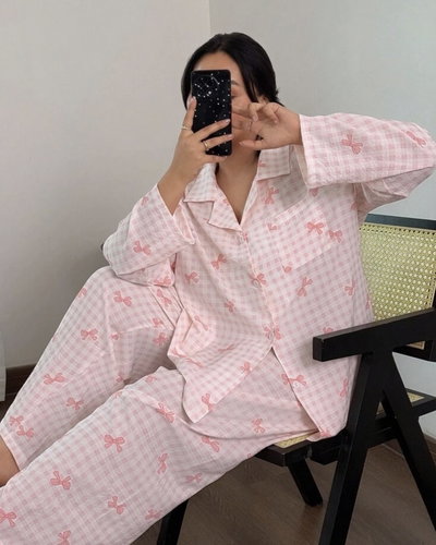 Conjunto pijama coquette