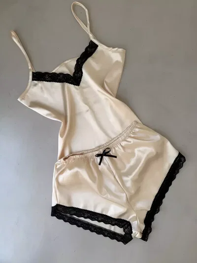 Pijama Satén Champagne