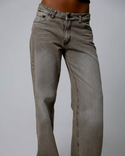 wide gris oxido - tiro bajo -  talle 42