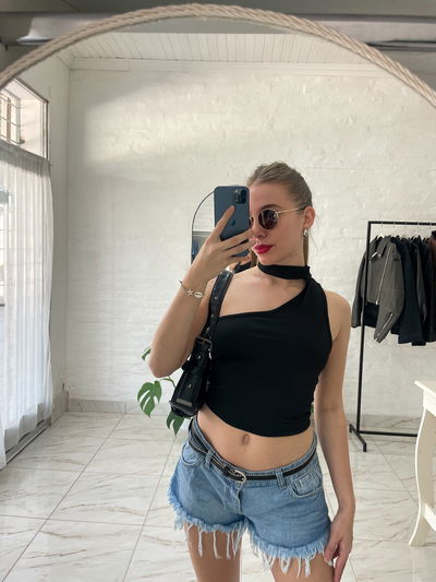 Top Serena - negro