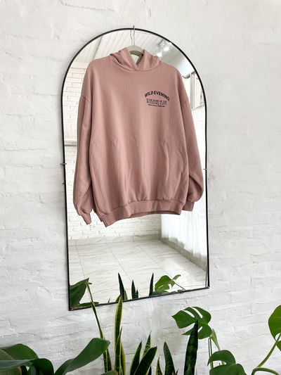 Buzo oversize - frisado - estampa frente y espalda
