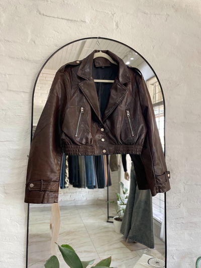 Bomber Moss choco - talle L