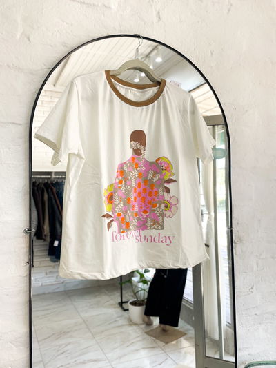 Remera estampada - talle M/L