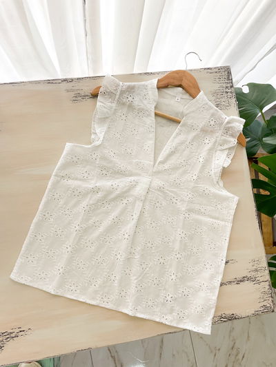 Blusa broderie - talle 2 
