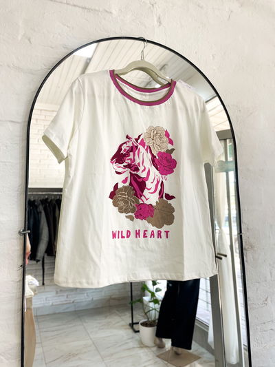 Remera estampada - talle M/L