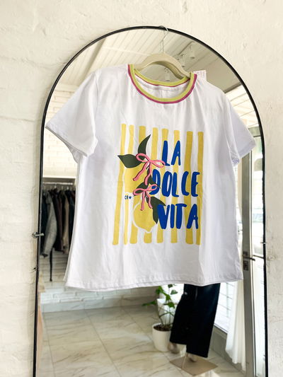 Remera estampada - talle M/L
