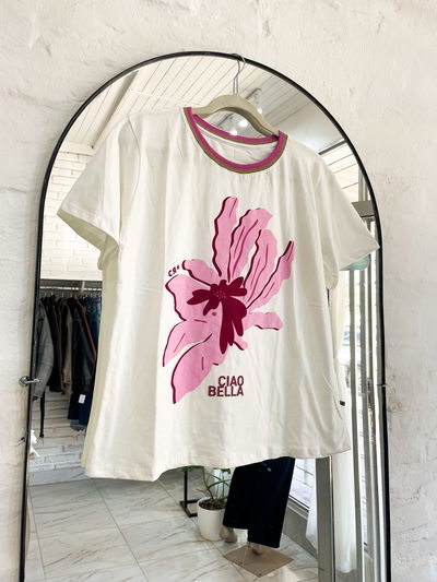 Remera estampada - talle M/L