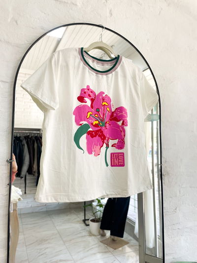 Remera estampada - talle M/L