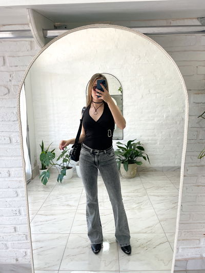 Body Renata  - choco y negro 