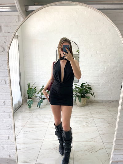 Vestido Santana - negro