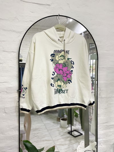 Buzo frisado estampado