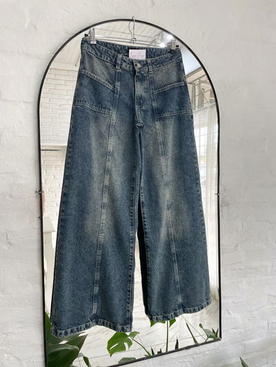 Wide leg - tiro bajo -  talle 38 y 40