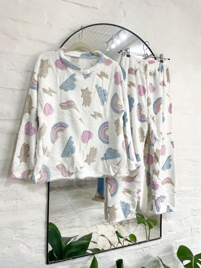 Pijama arcoiris - polar - 36 al 44