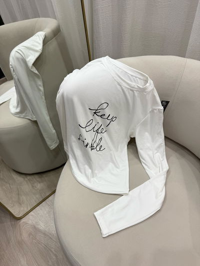 Remera de modal "keep life" 