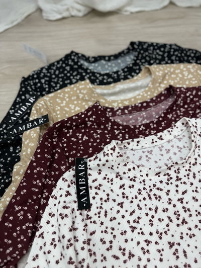 Remera de morley florcitas 
